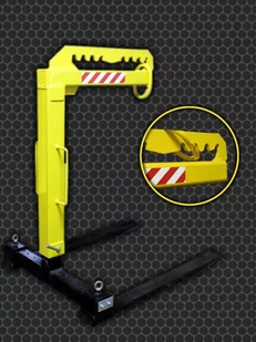 HYLDROBLE Widły do palet grzebieniowe - do wyboru łącznik między rotatorem a widłami (udźwig: 2 T, długość wideł: 1000mm, robocza: 170cm) 80879960 - Wyposażenie gospodarstwa rolnego - miniaturka - grafika 2