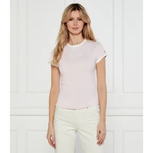 Tommy Hilfiger T-shirt Slim Fit - Koszulki i topy damskie - miniaturka - grafika 1