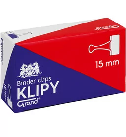 KW Trade Klipy biurowe 15mm - Przybory szkolne - miniaturka - grafika 2