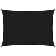 Parasole ogrodowe - VidaXL Żagiel przeciwsłoneczny, 160 g/m, czarny, 3,5x5 m, HDPE 311737 VidaXL - miniaturka - grafika 1