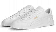 Buty sportowe damskie - Puma Club 5v5 389406 01 Buty Damskie Białe - miniaturka - grafika 1