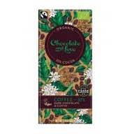 Czekolada - CZEKOLADA SZWAJCARSKA GORZKA Z KAWĄ FAIR TRADE BIO 80 g - CHOCOLATE AND LOVE 5060270121886 - miniaturka - grafika 1