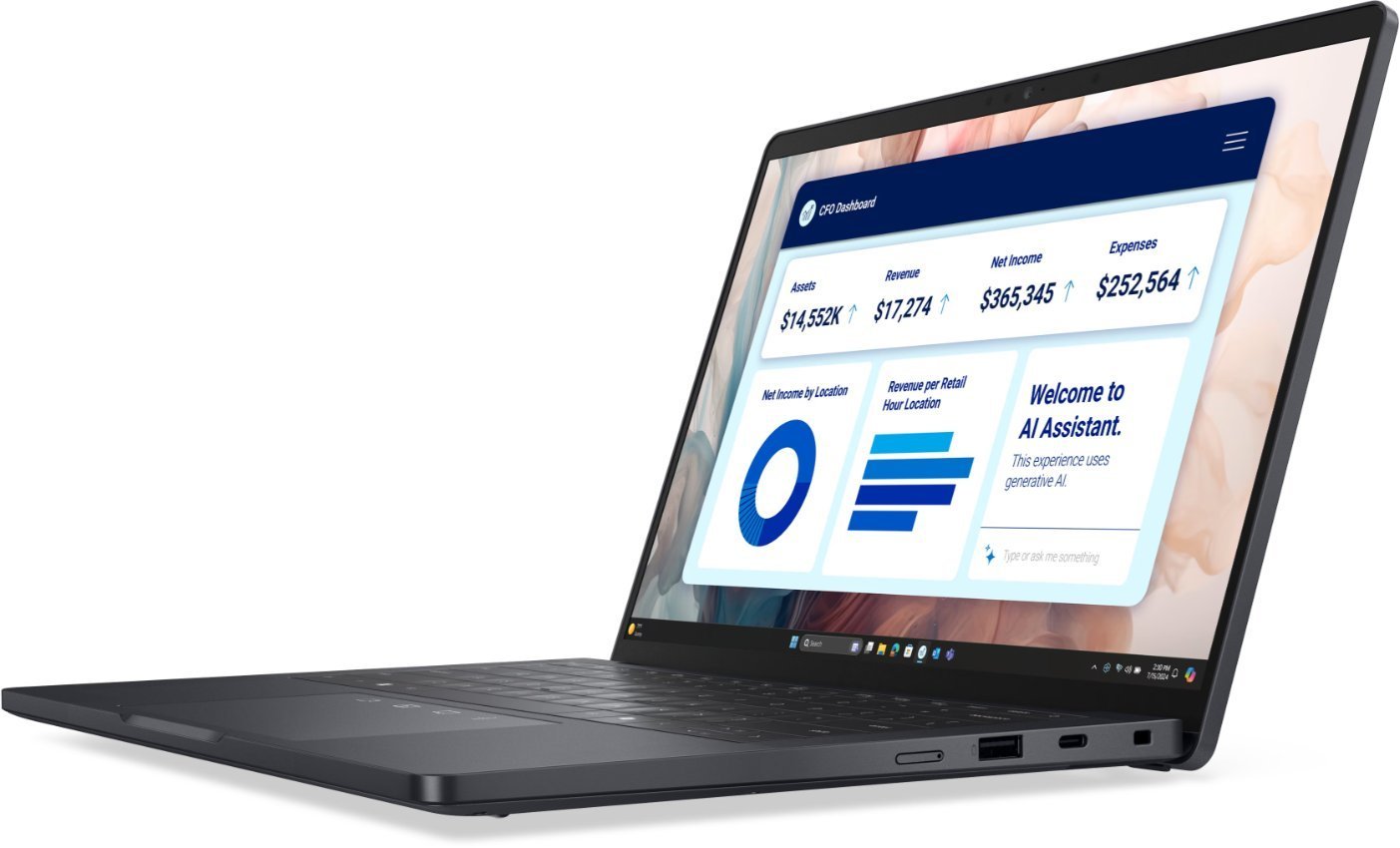 Dell Pro 13 Premium AG FHD+ Ultra 7 266V/16GB/512GB/Intel Arc Integrated/Win11 Pro/ENG Backlit kbd/FP/3Y Basic Onsite Warranty 1026624096