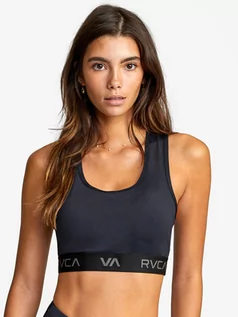 Biustonosze dla dziewczynek - RVCA CUT OUT BRA black biustonosz bez fiszbiny - M - grafika 1