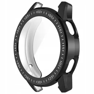 Etui Bizon Case Watch Felipe do Xiaomi Watch S3 47 mm, czarne - Akcesoria do smartwatchy - miniaturka - grafika 1