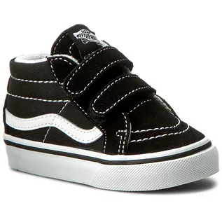 Buty dla chłopców - Sneakersy Vans - Sk8-Mid Reissue V VN00018W6BT Black/True White - grafika 1