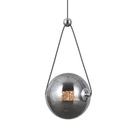Lampy sufitowe - Lampa zawieszana Rastia PND-34361-S-CH-SG Italux LED 6W 3000K dymiona chrom - miniaturka - grafika 1