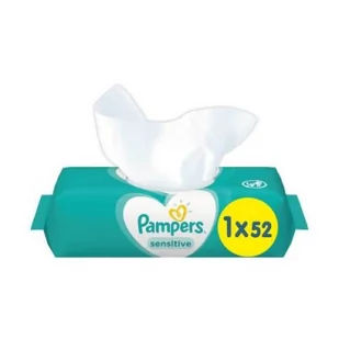 PAMPERS Chusteczki Sensitive 52szt 8001841041391 - Chusteczki nawilżane - miniaturka - grafika 1