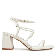 Sandały damskie - Sandały Aldo Harmonni 13768226 Biały - miniaturka - grafika 1