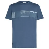 Koszulki sportowe męskie - Koszulka męska Icebreaker Men Merino 150 Tech Lite SS Tee Elevation Line Rozmiar: XXL / Kolor: niebieski - miniaturka - grafika 1