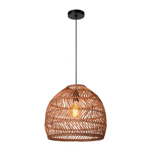 Lucide Moloko 03437/40/43 lampa wisząca zwis 1x40W E27 brązowa/czarna - Lampy sufitowe - miniaturka - grafika 1