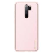 Etui i futerały do telefonów - Dux Ducis Yolo eleganckie etui pokrowiec ze skóry ekologicznej Xiaomi Redmi Note 8 Pro różowy - miniaturka - grafika 1