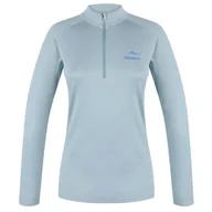 Koszulki sportowe damskie - Damska koszulka Husky Tromi zip L Rozmiar: S / Kolor: jasnoniebieski - miniaturka - grafika 1