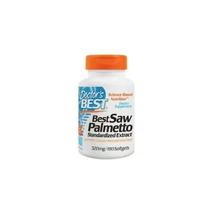 Doctor's Best Saw Palmetto standaryzowany ekstrakt (180 kaps.) - Suplementy naturalne - miniaturka - grafika 1