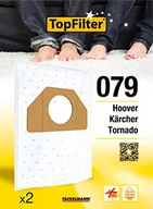 Worki do odkurzaczy - Top Filter 64079 włókniny worki próżniowe 60 x 30 x 0,1 cm - miniaturka - grafika 1