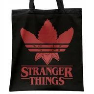 Torby i wózki na zakupy - Torba bawełniana czarna Stranger Things Eleven Hawkins Dla Fanów Serialu - miniaturka - grafika 1