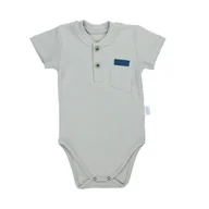 Body dla niemowląt - Body niemowlęce wyprawka krótki rękaw Delfin Nicol - 68 - miniaturka - grafika 1