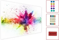 Biuro i firma OUTLET - OUTLET Tablica magnetyczna metalowa HOLI ŚWIĘTO KOLORÓW 60x40cm MetalBoards blacha z nadrukiem na wszystkie rodzaje magnesów - miniaturka - grafika 1