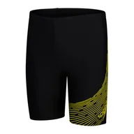 Kąpielówki męskie - Dziecięce Bokserki kąpielowe SPEEDO MEDLEY LOGO JAMMER JM 8-1241116895 – Czarny - miniaturka - grafika 1