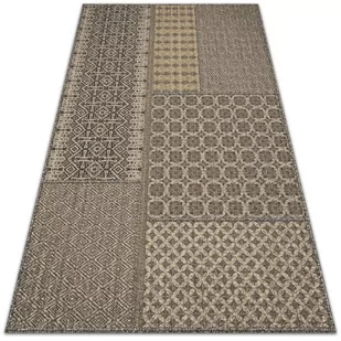 Modny dywan winylowy Aztecki wzór 100x150 cm - Dywany - miniaturka - grafika 1