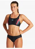 Stroje kąpielowe - Strój Kąpielowy Dwuczęściowy Arena Threefold Two Pieces Czarny R. 44 - miniaturka - grafika 1
