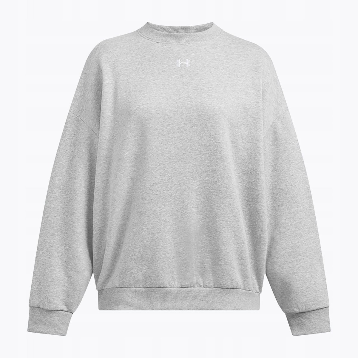 BLUZA DAMSKA UNDER ARMOUR BEZ KAPTURA BAWEŁNIANA SZARA RIVAL FLEECE XXL