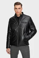 Moda i Uroda OUTLET - Kurtka skórzana DANIELE 01037B90GRA - miniaturka - grafika 1