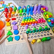 Zabawki sensoryczne - Rybki Sorter Montessori - miniaturka - grafika 1