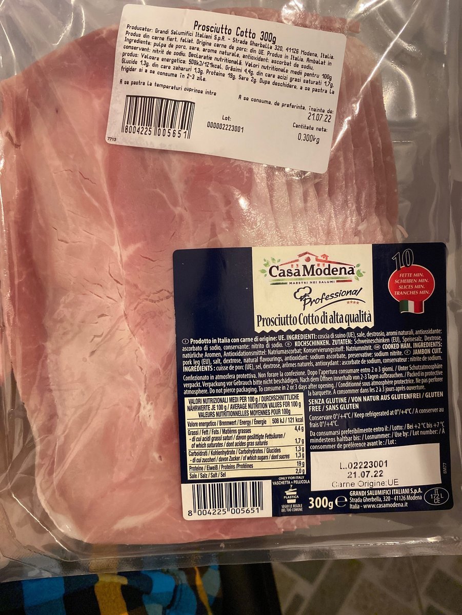Szynka gotowana NORI PROSCIUTTO COTTO plasterki 300 g