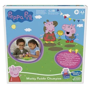 HASBRO Świnka Peppa: Błotnisty mistrz kałuży - Gry planszowe - miniaturka - grafika 1