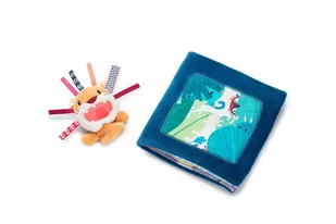 Lilliputiens LILLIPUTIENS Książeczka z mini-pacynką wielofunkcyjna Jack ryczy Lew Jack 9 m+ - Zabawki sensoryczne Lilliputiens LILLIPUTIENS Książeczka z mini-pacynką wielofunkcyjna Jack ryczy Lew Jack 9 m+ - Zabawki sensoryczne - miniaturka - grafika 1