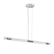 Lampy sufitowe - Milagro Bastone MLP6566 lampa wisząca zwis 2x40W E14 biała - miniaturka - grafika 1
