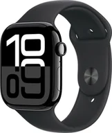 Smartwatch - Apple Watch 10 GPS 46mm z aluminium onyksu pasek sportowy M/L Czarny - miniaturka - grafika 1