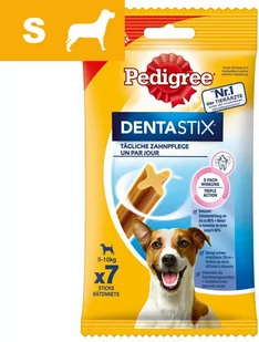 Pedigree DentaStix Small, 7 sztuk - Dla małych psów (5 10 kg), 110 g, 7 sztuk - Przysmaki dla psów - miniaturka - grafika 1