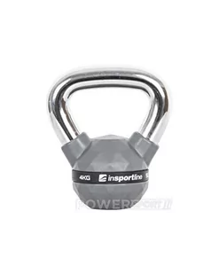 inSPORTline Hantel gumowany inSPORTline Kettlebell PU 4kg 21637 - Kettlebell - miniaturka - grafika 1