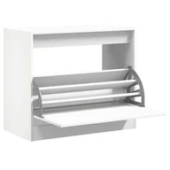 Szafki na buty - vidaXL Szafka na buty biała 80x42x69 cm materiał drewnopochodny - miniaturka - grafika 1