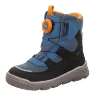 Śniegowce damskie - Superfit Chłopięce Mars śniegowce, Niebieski pomarańczowy 8000, 27 EU Schmal - miniaturka - grafika 1