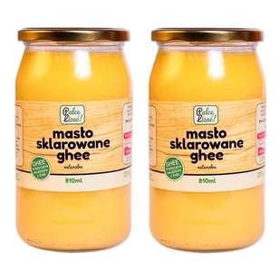 Palce lizać Masło sklarowane ghee naturalne Zestaw 2 x 810 ml - żywność - Masło i margaryna - miniaturka - grafika 1