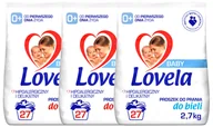 Środki do prania - Lovela Baby, Zestaw Proszek dla Dzieci do Prania Kolorów i Bieli 81pr 3 x 2,7kg - miniaturka - grafika 1