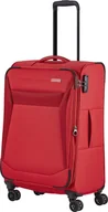 Walizki - Walizka średnia poszerzana Travelite Chios 67 cm czerwona - miniaturka - grafika 1