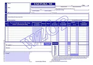 Druki akcydensowe - Typograf Druk Faktura A5 01008 - miniaturka - grafika 1