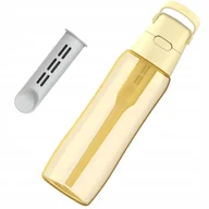 Butelki filtrujące - Doda &DAFI butelka filtrująca wodę Solid 0,7 żółta Yellow + szczoteczka - miniaturka - grafika 1