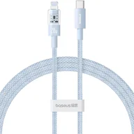 Kable USB - Kabel Baseus Gem USB C-IP 20W 1m (niebieski) - miniaturka - grafika 1