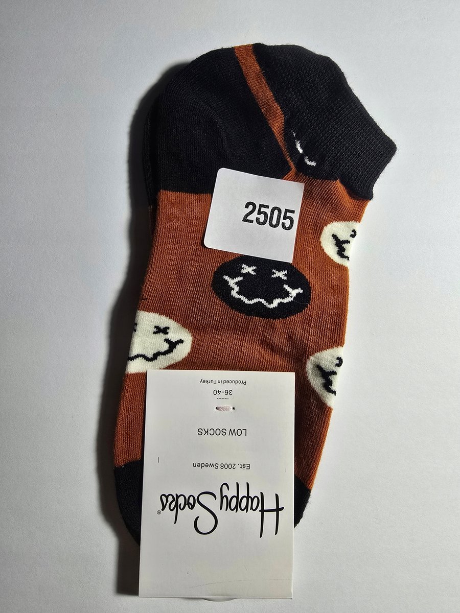 Kolorowe skarpety Happy Socks stopki unisex rozmiar 36-40 (2505)