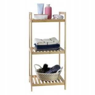 50761 Regał łazienkowy bambusowy Bamboo 3 półki Jotta - Regały - miniaturka - grafika 1