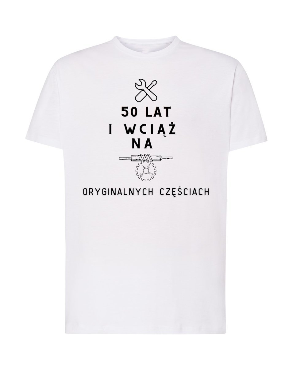 T-Shirt męski nadruk Urodziny 50lat Rozm.XL