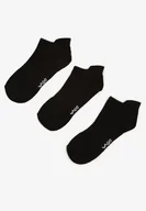 Skarpetki męskie - Czarne Bawełniane Skarpety 3 Pack z Napisami Folindria - miniaturka - grafika 1