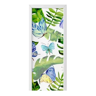 Naklejka na drzwi HOMEPRINT Motyle, dzikie owady 95x205 cm - Naklejki na ścianę - miniaturka - grafika 1