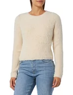 Swetry damskie - Sookie Damski sweter z dzianiny 11025475-SO01, kremowo-złoty, XS/S, kremowy złoty, XS-S - miniaturka - grafika 1