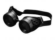 Dodatki do strojów karnawałowych - Okulary Steampunk Gogle Vintage Okrągłe Gothic Retro Party Karnawał Cosplay - miniaturka - grafika 1